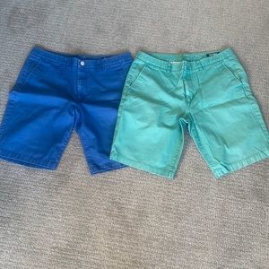 Bonobos washed chino shorts size 35. Worn but lots of life left. 2 pairs